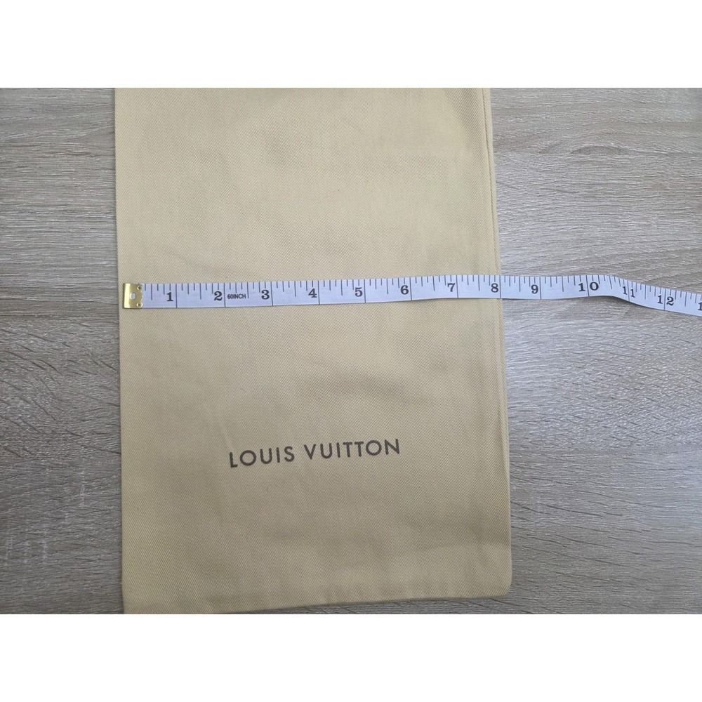 LOUIS VUITTON Drawstring Dust Bag Pouch Approximately 8"x13.5" - Picture 3 of 5